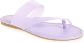 Stuart Weitzman Remy Toe Strap Sandal in Ice Lilac at Nordstrom Rack, Size 10