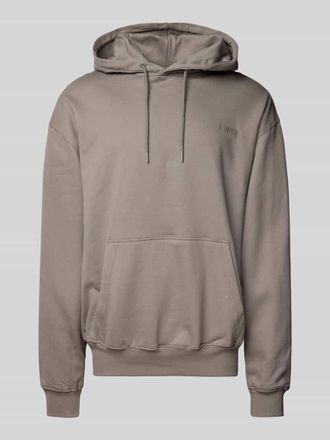Woodbird Hoodie mit Kapuze Modell Pope in Hellgrau, Gr&ouml;&szlig;e M