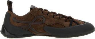Loewe Dark Brown Lace-up Sneakers