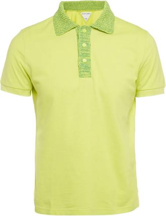 Bottega Veneta Polo con collo alluncinetto - Giallo