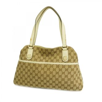 Gucci Brown Canvas Tote Bag (Pre-Owned)