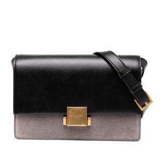 Saint Laurent Pre-owned Womens Medium Calfskin And Suede Bellechasse Bag - Black Leather - One Size