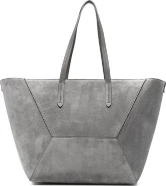 Brunello Cucinelli Panelled Suede Tote Bag