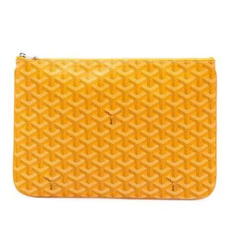 Goyard Pre-owned Clutches, female, Yellow, Size: ONE SIZE Pre-owned Senat MM