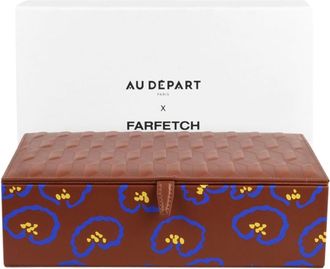 Au D&eacute;part x Farfetch Embossed Jewellery Box