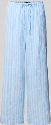 Vero Moda Regular Fit Stoffhose aus reiner Baumwolle Modell NANNA in Hellblau, Größe XL
