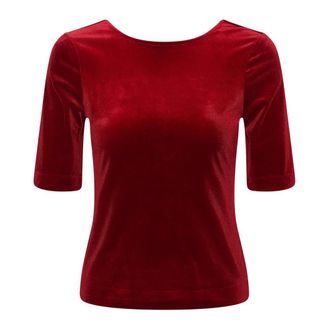 Part Two DiddiPW Tshirt - Dames - Tops - Rood - Maat: S Poliester