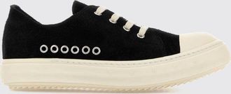 Rick Owens Tower Low-Top Suede Sneakers with Rubber Toe Cap