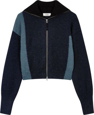 STUDIO TOMBOY Cardigan con design color-block - Blu