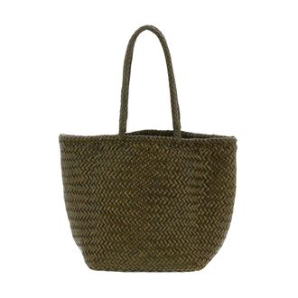 Dragon Diffusion Borsa Botteghe Basket - - Bags - Donna - Verde - ONE SIZE
