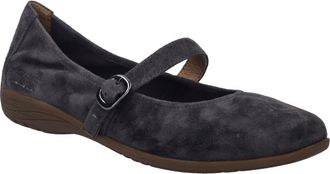 Josef Seibel Fenja 37 Leather Mary Jane in Asphalt at Nordstrom, Size 42