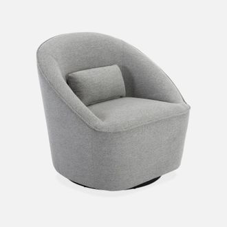 Sweeek Sill&oacute;n Giratorio De Tela 360&ordm; Con Coj&iacute;n