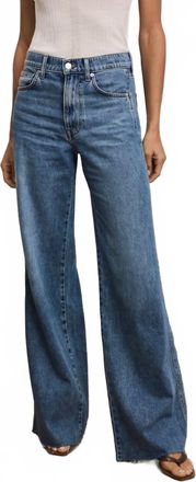 Veronica Beard Kasey Wide-Leg Jeans In Bright Lakeshore