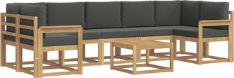 vidaXL Conjunto De Sof&aacute;s De Exterior 6 Uds. Vidaxl
