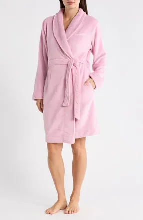 Calvin Klein Plush Robe in Fragrant Lilac at Nordstrom Rack, Size X-Small/small