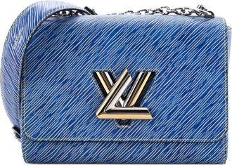 Louis Vuitton Twist Epi leren MM crossbodytas - Blauw