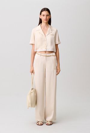 Claudie Pierlot Chemise satin&eacute;e