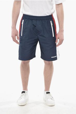 Dsquared2 Color-Block Shorts with Elastic Waist size 48