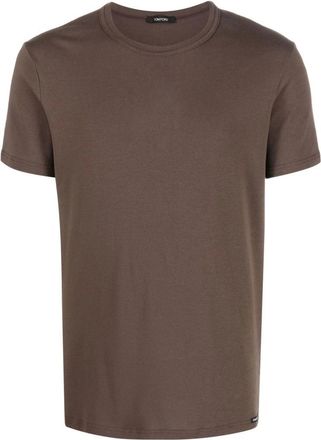 Tom Ford T Shirt Marrone-Uomo