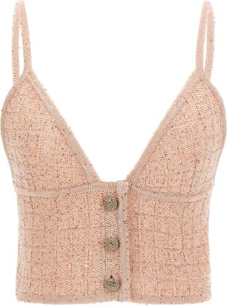 Alessandra Rich Polyester Tank Womens Tops