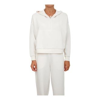 A|X Armani Exchange Sweatshirt Avorio - Dames - Hoodies - Wit - M - Hoodies & sweatvesten