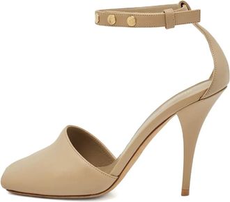 Burberry Pumps in pelle con cinturino 110mm - Toni neutri
