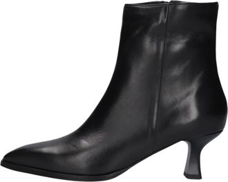 Notre-V Schoenen, Dames, Zwart, 41 EU, Leer, Pointed Ankle Boot 85936