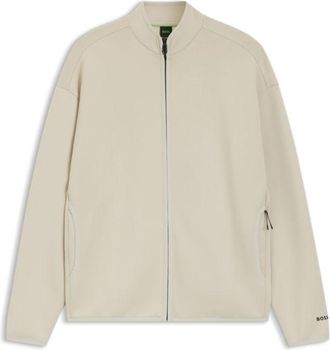 BOSS Reflective-graphic sweatshirt in a cotton blend