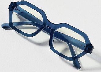 I-SEA Translucent Geometric Blue Light Glasses
