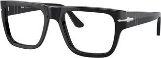 Persol Glasses, unisex, Black, Size: 53 MM Po3348V Optical Frame