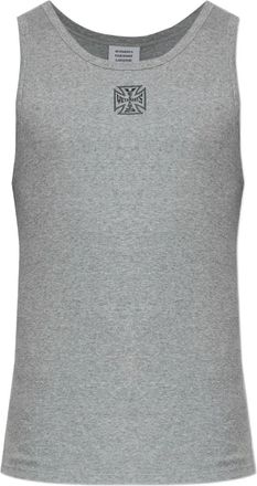 VETEMENTS Canotta con stampa - Grigio