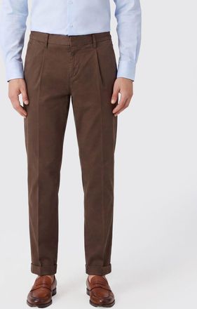 Fay Pantaloni chino in gabardine di cotone stretch