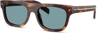 Prada D-Frame Zonnebril - Heren - Zonnebrillen - Bruin - 55 MM - Accessoires