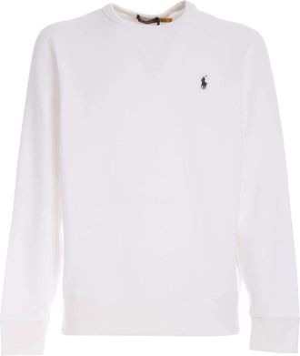 Polo Ralph Lauren Cabin Sweatshirt - Heren - Sweatshirts - Wit - M - Katoen - Hoodies & sweatvesten