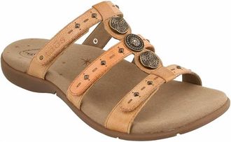 Taos Womens Festive Slide Sandals In Honey Multi