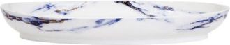 Prouna Marble Azure 16 Inch Deep Oval Platter in White at Nordstrom