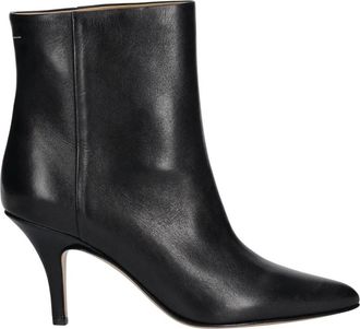 Maison Margiela Enkellaarsjes - Dames - Laarzen met Hak - Zwart - 37 EU - Schoenen