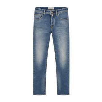 Jacob Cohen Jeans, Heren, Blauw, W34, Katoen, Straight Jeans