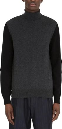Maison Margiela Sweaters - Heren - Coltruien - Grijs - L - Wol - Truien & Vesten