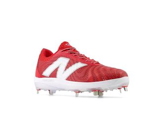 New Balance FuelCell 4040 v7 Metal Baseball Cleats Mens Shoes Team Red/Optic White : 7.5 D - Medium
