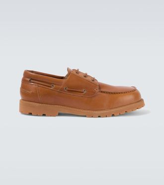 STUDIO NICHOLSON Gusto leather boat shoes
