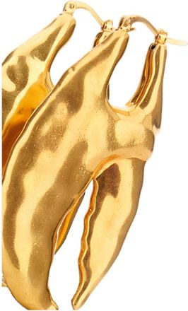 Jacquemus Gold Les Boucles Homard Copper Brass Lobster Earrings