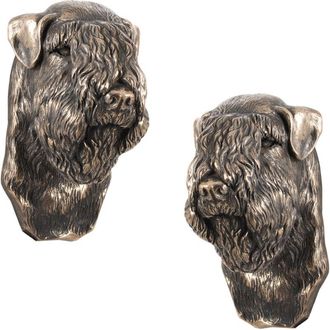 OEM Terrier Irland&eacute;s De Pelo Suave, Wheaten Terrier I: Estatuilla De Perro, Busto Colgante, Decoraci&oacute;n &Uacute;nica Para Un Amante De Los Perros De Art-dog