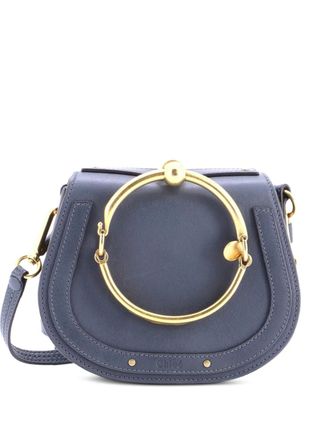 Chloé Nile Leather Small crossbody bag - Blu