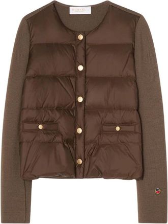 Busnel Iva Light Down Jacket - Dames - Gewatteerde jassen - Bruin - 2XL - Wol - Jassen