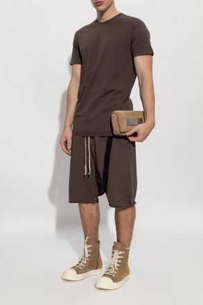 Rick Owens T-shirt Level T, Mens, Brown