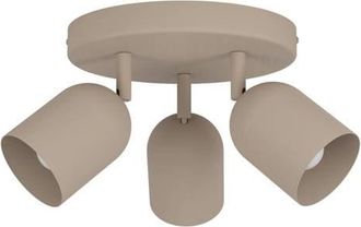 Eglo Tilston Spot - E14 - &Oslash; 25 cm - Zandkleur/Beige/Cr&egrave;me - Kantelbaar