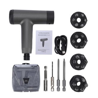 OEM Kit De Taladro Atornillador El&eacute;ctrico Inal&aacute;mbrico De 3,6 V Con Accesorios, 3 Velocidades, Usb-c, Bater&iacute;a De 1500 Mah, Led Para Bricolaje