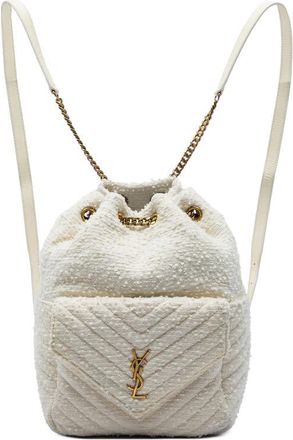 Saint Laurent Pre-owned Saint Laurent Chevron Tweed Monogram Joe Backpack Ladies GSUEG15042U5FZU2