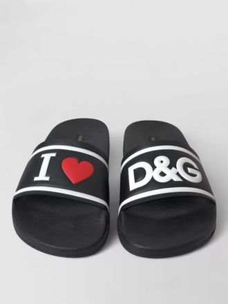 Dolce & Gabbana leather slides